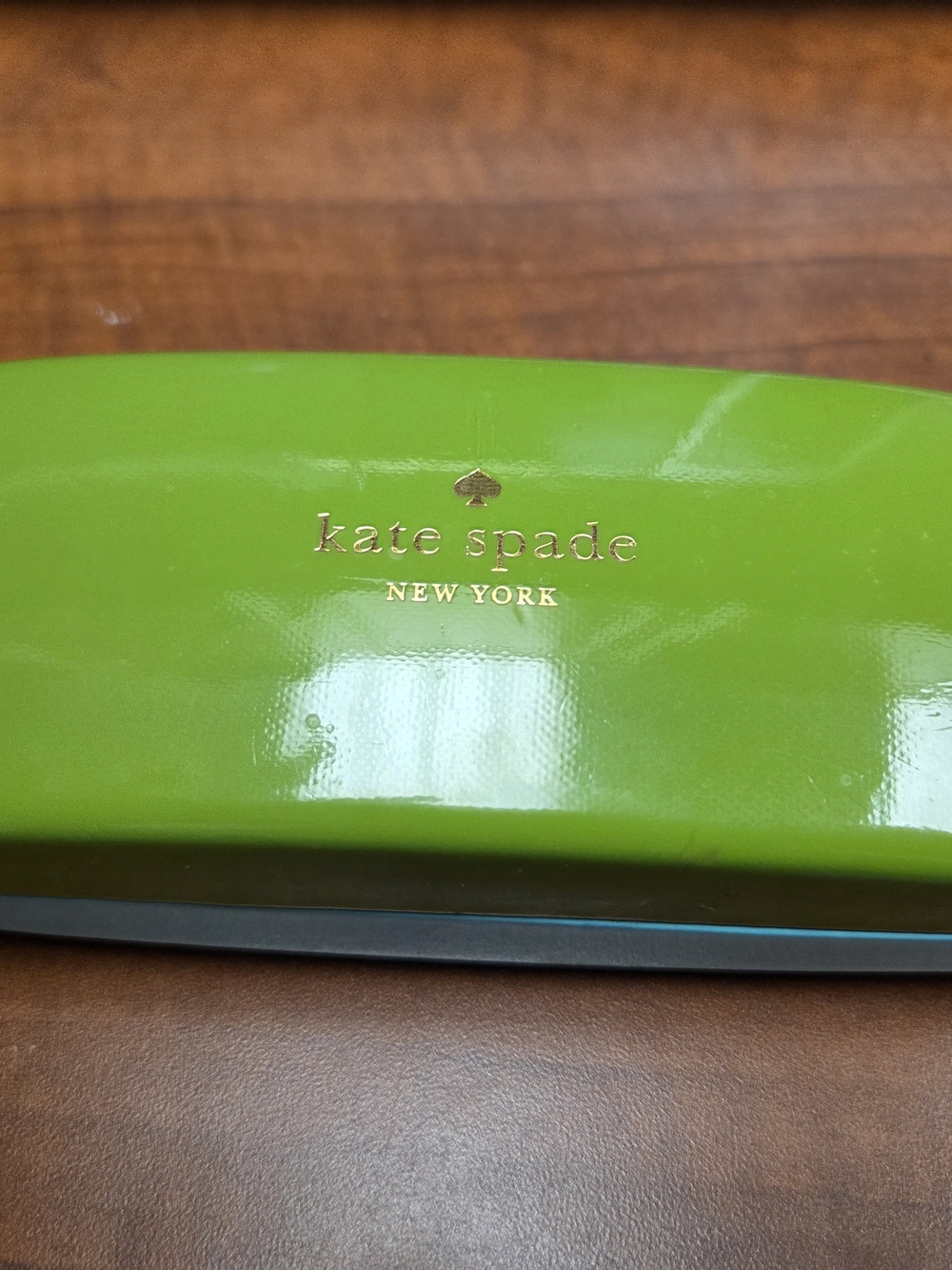 kate spade New York Lime Green/Blue Eyewear Case